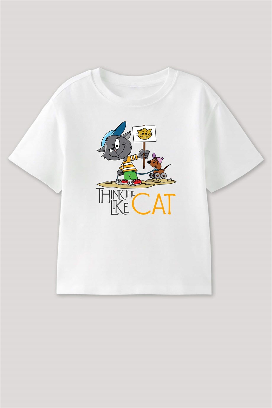 Think Like The Cat Çocuk T Shirt